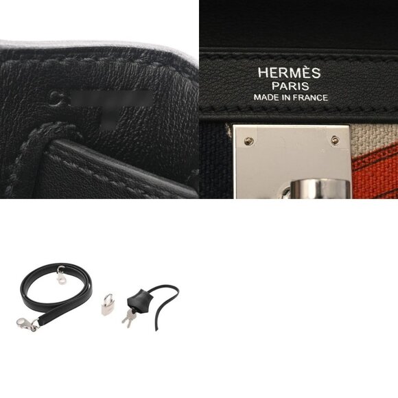 HERMES Kelly 32 Outside stitching Cavalcadour beige bag 800000136675000 - Picture 10 of 10